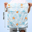 2pcs Travel Waterproof Laundry Bag, Cloth Diaper Wet Dry Bags with Handle 2 Zipper Pockets Washable Dirty Clothes Travelling Hanging Bathing Beach Daycare Yoga Gym Sports Exercise Swimsuits by TinyTreasures Baby Boutique
