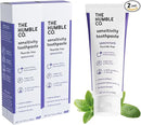 The Humble Co. Sensitive Toothpaste – Natural Spearmint Fluoride Free Toothpaste for Fresh Breath and Helps Remove Plaque, Vegan Cruelty Free Oral Care, Non-Toxic SLS Free Toothpaste (5.5 oz, 2pk) by CozyNest Decor