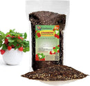 Strawberry Premium Potting Soil Mix - Ideal Blend for Growing Robust and Flavorful Strawberries - 3 Quart by GreenHaven Gardens