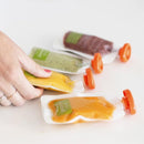 Infantino Squeeze Station, Baby Food Maker & Pouch Filler, Fill 3 Reusable Pouches at Once, Easy to Use, Dishwasher Safe, Homemade Baby Food Prep Essential, Purple by TinyTreasures Baby Boutique