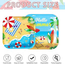 Grencian 200Pcs Beach Party Supplies Hello Summer Party Plates and Napkins Disposable Summer Pool Paper Tableware Set for Hawaiian Beach Pool Birthday Baby Showe Decorations, Serves 50 by CozyNest Decor