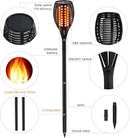 Aityvert Upgraded Solar Torch Lights 43 inches Flickering Dancing Flames Waterproof Outdoor Landscape Decorations Lighting Dusk to Dawn Auto On/Off Solar Lights for Halloween Christmas 2-Pack by GreenHaven Gardens