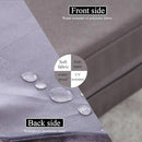 17 x 17 Inch Outdoor Seat Cushions for Patio Furniture with Non Slip and Ties Waterproof & UV Resistant Round Corner Outdoor Chair Cushions Replacement Set of 2, Gray by GreenHaven Gardens