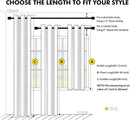 MIULEE Burnt Orange Blackout Curtains for Bedroom Living Room 63 Inches Long 2 Panels, Thermal Insulated Room Darkening Drapes Solid Grommet Top Noise Reduction Terracotta Rust Fall Window Treatments by TinyTreasures Baby Boutique