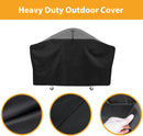 Griddle Cover for Members Mark Pro Series 5 Burner Outdoor Flat Top Gas Griddle, 600D Waterproof Heavy Duty Members Mark Griddle 5 Burner Cover, Includes Support Pole, Outdoor BBQ Accessory by GreenHaven Gardens