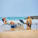 #WEJOY 2 Pack Outdoor Chaise Lounge Chair - Portable Folding Patio Pool Lounge Chair, 5 Positions Adjustable Reclining Camping Chair with Side Table,Shoulder Strap, Pillow for Beach Sunbathing Lawn