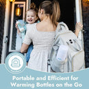 Papablic Portable Travel Baby Bottle Warmer On The Go, Fits Most Car Cup Holders, 12 oz by TinyTreasures Baby Boutique