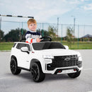 Costzon Ride on Car, 12V Licensed Chevrolet Tahoe Battery Powered Electric Vehicle w/ 2.4G Remote Control, High/Low Speed, Music, Lights, MP3/USB/FM, Spring Suspension, Electric SUV for Kids (White) by TinyTreasures Baby Boutique