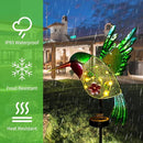 dreamysoul Outdoor Solar Garden Lights, Metal Hummingbird Garden Stake Lights for Outdoor Garden Patio Yard Pathway by GreenHaven Gardens