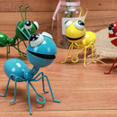Metal Yard Art Garden Decorative Cute Ant Outdoor Wall Sculptures-Set of 4 by GreenHaven Gardens