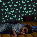 SAOROPEB Glow in The Dark 3D Butterfly 24 Pcs 3 Sizes, Luminous Butterfly Stickers for Ceiling or Wall, Glow in The Dark Party Supplies, Removable Luminous Stickers for Kids Babys Nursery (Green) by CozyNest Decor