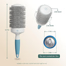 Professional Round Brush for Blow Drying - Large Ceramic Ion Thermal Barrel Brush for Sleek, Precise Heat Styling and Maximum Volume - Lightweight Hair Brush for Smooth, Manageable Hair (2 Inch) (Not Electrical) by TinyTreasures Baby Boutique