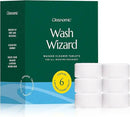 Cleanomic WashWizard Washing Machine Cleaner Tablets – Deep Cleaning Washer Cleaner for Front Load, Top Load & HE Machines – Removes Odor, Buildup & Limescale – Septic Safe, Non-Toxic, 6 Tablets by CozyNest Decor