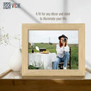VCK 8x10 Oak Wood Frame for Picture, Natural Solid Wood Photo Frames 3 Pack, Wall Gallery Frame by CozyNest Decor