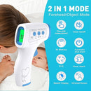 Digital Thermometer for Adults and Kids, No Touch Forehead Thermometer for Baby, 2 in 1 Body Surface Mode Infrared Thermometer with Fever Alarm and Instant Accuracy Readings by TinyTreasures Baby Boutique