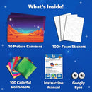 Skillmatics Foil Fun - Space, No Mess Art for Kids, Craft Kits & Supplies, DIY Creative Activity, Travel Toys, Gifts for Boys & Girls Ages 4, 5, 6, 7, 8, 9 by TinyTreasures Baby Boutique