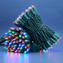 200 Count Multicolor Wide Angle LED Christmas Lights, 66 ft Green Wire UL Certified Commercial Grade 5mm Holiday String Light Set (Multicolor) by CozyNest Decor