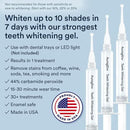 Auraglow 44% Teeth Whitening Gel Syringe Refill Pack, 44% Carbamide Peroxide, (3X) 5ml Syringes, 30 Whitening Treatments by CozyNest Decor