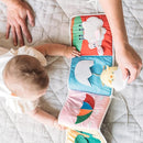 Infant Toys 0-6 Months Baby Mirror Tummy Time Toys Sensory Books for Babies Touch and Feel Crinkle Books for Babies by TinyTreasures Baby Boutique