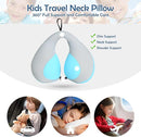MOOB Kids Travel Pillow for Car Seat Kids U-Shape Travel Neck Pillow Support Children Stroller Pillow Blue by TinyTreasures Baby Boutique