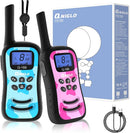 Qniglo Camo Walkie Talkies for Kids, Rechargeable Walkie Talkies with 22 FRS Channels, VOX 2 Way Radios with LED Flashlight for Outdoor Camping Games & Birthday Xmas Toys Gifts for Boys Girls Kids by TinyTreasures Baby Boutique