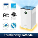 Jafända Air Purifiers for Home Large Room Up To 1190ft², True HEPA 13 Filter, Activated Carbon Remove 99.97% Dust Smoke Odor Pollen Pets Hair Dander Allergies, Quiet Sleep Mode 23dB, Night Light by CozyNest Decor