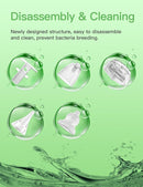 Baby Nasal Aspirator, Electric Nose Sucker with 5 Levels Suction, Soothing Light & Nursery Rhymes (Green) by TinyTreasures Baby Boutique