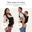 Beco Baby Carrier Toddler Carrier with Extra Wide Seat, 100% Cotton Toddler Carrying Backpack Style and Front-Carry, Lightweight & Breathable Child Carrier, 20-60 lbs (Grey) by TinyTreasures Baby Boutique