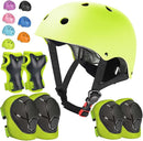 Kids Bike Helmet Set Adjustable Helmet for Ages 3-15 Kids Toddler Boys Girls Youth, Multi-Sport Bicycle Skateboarding Football Rollerskating Scooter Rollerblade Balance Bike Helmets by TinyTreasures Baby Boutique