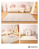 Baby Play Mat, 47 x 47 Inch Foldable Play Mats for Babies and Toddlers, Waterproof & Anti-Slip Portable Baby Floor Mat for Baby Playpen, Baby Mat for Floor with Travel Bag by TinyTreasures Baby Boutique