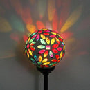 Afirst Solar Lights Outdoor Decorative - Solar Mosaic Garden Stakes Flower Decorative Lights Waterproof for Pathway Yard Lawn Decoration Multi by CozyNest Decor