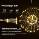 6 pack Firework Lights Copper Wire Led Lights, Dimmable Battery Operated Hanging Lights with 8 Modes, Remote Control, Waterproof Fairy String Lights for Home, Patio, Christmas Decoration by GreenHaven Gardens
