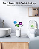 Bitvae Toothbrush Holder, Cleaning and Fast Drying, 5 Toothbrush Slots or Shaver Slot Accessories for Family, LED Smart Screen, Wall Mounted Holders for Bathrooms by CozyNest Decor