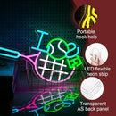 I Love Tennis Neon Sign Distinctive Tennis Led Neon Light for Wall Decor Dimmable USB Tennis Neon Signs Light Up Sign for Gymnasium Club Sports Store Bedroom Gifts(12.6 * 16.5In) by CozyNest Decor