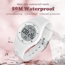 Kids Watches for Girls Boys Digital Sport Watch with Step Counter Pedometer Vibration Alarm Clock, No App Waterproof Fitness Tracker Kids Watch Boys Girls Teens Students Ages 5-16 by TinyTreasures Baby Boutique