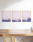Pink purple skies