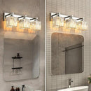 Modern Bathroom Vanity Light 3-Lights Chrome Crystal Bathroom Wall Light Vanity Light Fixtures，20.47-inch Modern Minimalist Design by CozyNest Decor