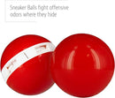 Sneaker Balls Odor-Fighting Shoe Fresheners, Eliminates Unpleasant Smells, Perfect for Sneakers, Gym Bags, Gear Bags, Drawers, Lockers, and More!, Radial Tie Dye, 6 Pack by CozyNest Decor
