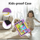 JREN Kids Table 10.1" ｜Android 14 Tablet for Kids｜64GB Storage｜Octa-Core｜WiFi ｜Cameras｜Parental Control｜Kids Content｜Case Included Great Gift for Children Ages 3-12 Years Old Purple by TinyTreasures Baby Boutique