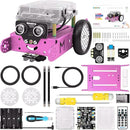 Makeblock mBot Robot Kit, STEM Projects for Kids Ages 8-12 Learn to Code with Scratch Arduino, Robot Kit for Kids, Computer Programming for Beginners Gift for Boys and Girls 8 Pink by TinyTreasures Baby Boutique