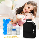Accmor Breastmilk Cooler Bag with Ice Pack, Breast Pump Bag with Cooler Fits 6 Bottles, Double Layer Breast Milk Cooler Travel Bag for Nursing Mom Daycare, Work, Travel by TinyTreasures Baby Boutique