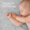Sweety Fox 2-Pack Cotton Jersey Crib Sheets – Soft Fitted Sheets for Boys and Girls, Mini Crib Sheets, Toddler Bed Sheets (Savanna) by TinyTreasures Baby Boutique