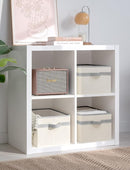 StorageWorks Storage Baskets for Shelves, Foldable Fabric Closet Storage Bins with Handles, Fabric Storage Bins Clothes Organizer, Beige and Gray, 3-Pack, Large by TinyTreasures Baby Boutique