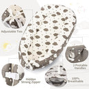 Baby Lounger- Baby Nest for 0-24 Months, Ultra Soft Organic Cotton Breathable & Portable Baby Lounger, Baby Lounger Pillow for Newborn by TinyTreasures Baby Boutique