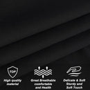 Velvet Upholstered Headboard King/Cal King Size Latest Model Wall Mount, Bed Frame Mount, Featuring High-Density Sponge Padding, Luxury Texture Easy Assembly Comfort and Style-Black by CozyNest Decor