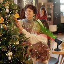 Outdoor Garden Laser Light Projector, Christmas Laser Lights with Red and Green Star Show, Waterproof Holiday Laser Light Landscape Spotlight, Suitable for Outdoor Garden, Home, Decoration, Party by GreenHaven Gardens