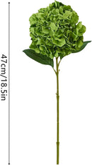 8pcs Fake Flowers Silk Hydrangea Artificial Flowers Bouquets Faux Hydrangea Stems for Home Table Centerpieces Wedding Party Decoration by CozyNest Decor