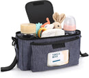 Accmor Universal Stroller Organizer with Insulated Cup Holder and Shoulder Strap, Stroller Bag Caddy Organizer Stroller Accessories for Uppababy, Baby Jogger, Nuna, Doona, Britax Strollers by TinyTreasures Baby Boutique