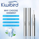KIWIBIRD Teeth Whitening Kit for Sensitive Teeth – 3 Gel Pens, LED Light with Wireless Charging Case, IPX7 Waterproof, Enamel-Safe at-Home Dental Care Tool by CozyNest Decor
