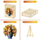 Jigfoxy Wooden Puzzles for Adults, The Vase Cat Wood Puzzles Adult, Unique Animal Shape Wooden Jigsaw Puzzles for Adults, Birthday Gifts for Puzzle Lovers, Family, Friend (S-7.4 * 7.7in-86pcs) by TinyTreasures Baby Boutique